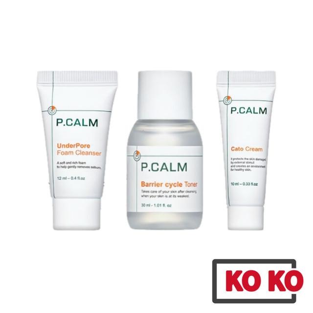 

[P.CALM] Пробный комплект (Очищающее средство 12 мл + Тоник 30 мл + Крем 10 мл)