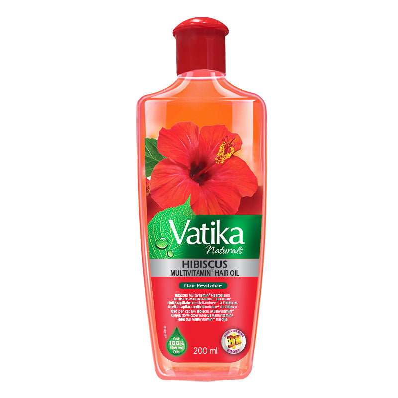 Multi Vitamin Hair Oil Vatika Naturals Multivitamin Hibiscus Hair Oil 200 Ml. (6.8 FL.OZ)