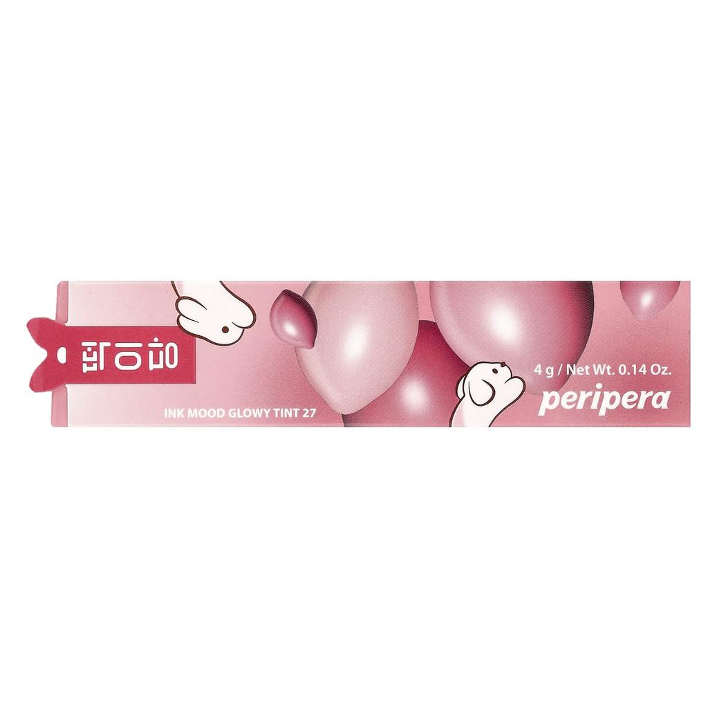 Peripera Ink Mood Glow Tint, 27 Joking Pink, 4g (0.14oz)