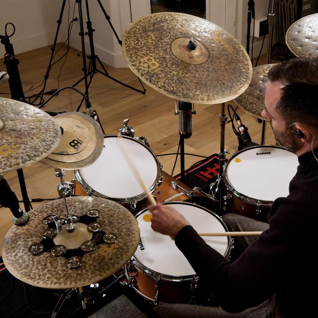 MEINL Cymbals Super Flex Hihat Tambourine Stainless Steel Jingles SFHHT []