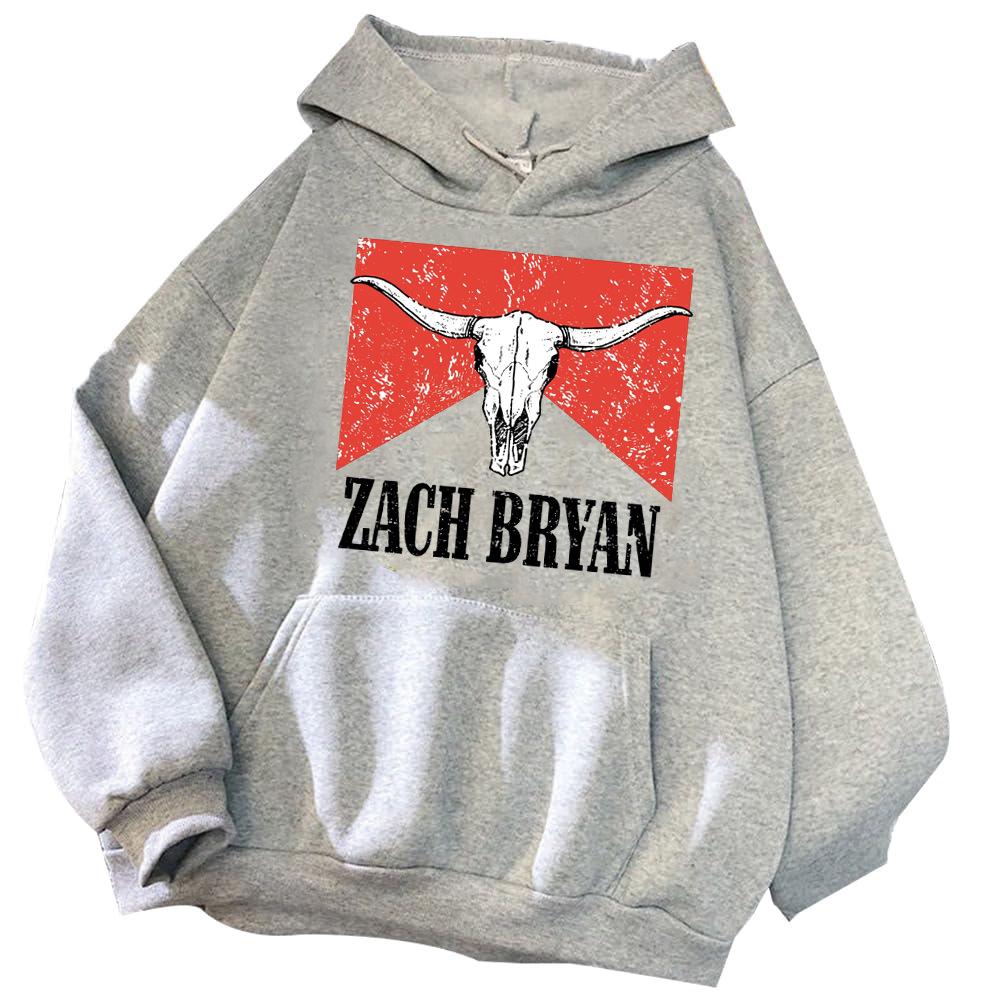 Zach Bryan Merch Print Loog Sleeve Men Women Coat Hoodie