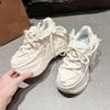 Fashion 9.5CM Women Platform Sneakers Casual Light Outdoor Lace Up Shoes High Quality Sneaker Breathable Fashion Sports Shoes For Female
