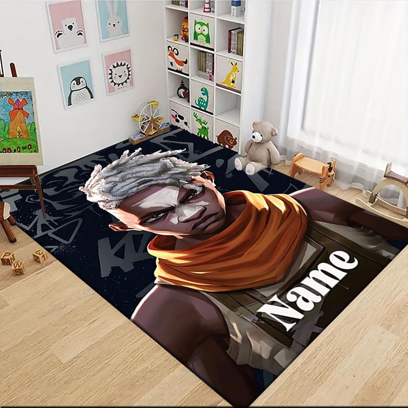 Custom Name Sniper Skull Artwork Carpet Rug Customizable Soft Washable Anti-Slip Home Living Room Sofa Mats Personalized Rug. 0909163