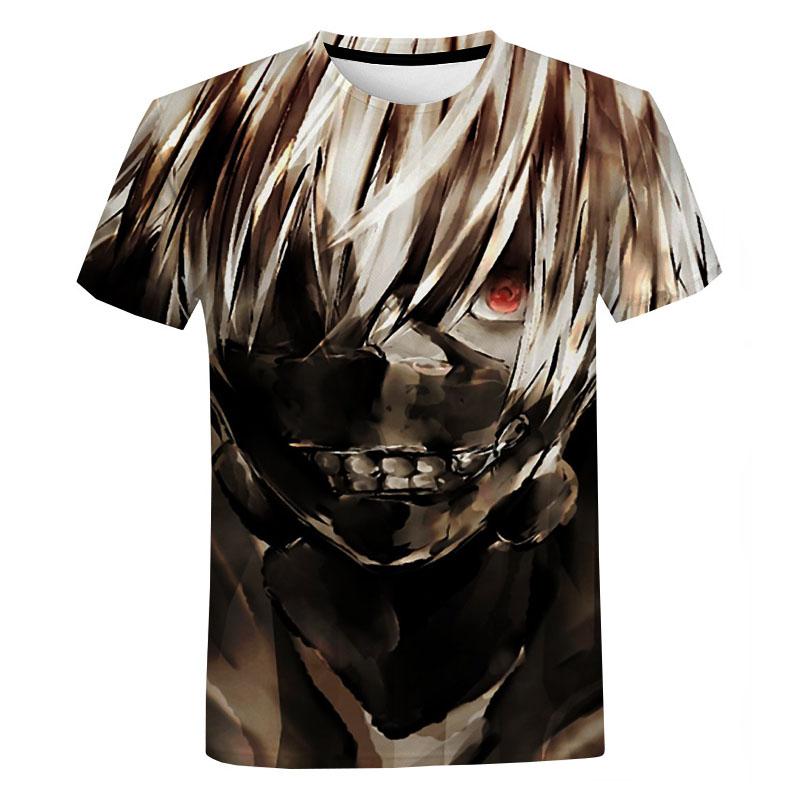 Tokyo Ghoul Graphic T Shirt for Men Women Summer New Leisure Oversized T-shirt Fashion Harajuku Streetwear Tops Tees