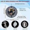 2D Metal Owl Mandala Wind Spinner for Outdoor Garden Courtyard and Home Decor Moonlight Hanging Wind Chime No Power Required Easy To Install