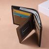 Men's Wallet Business High Quality 3 Fold Leather Money Bag for Men Card Holder Case Male Short Purse Credit Card Wallets