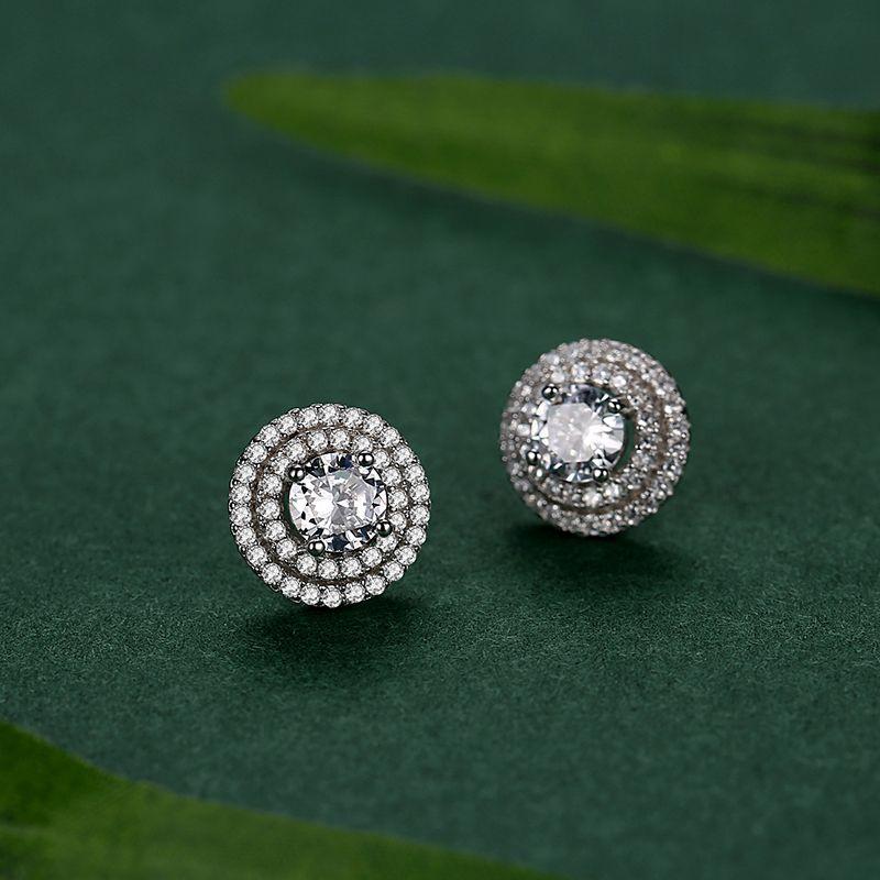Tancise 925 Sterling Silver Zircon Earrings Drop Earrings For Women Wedding Party Gifts
