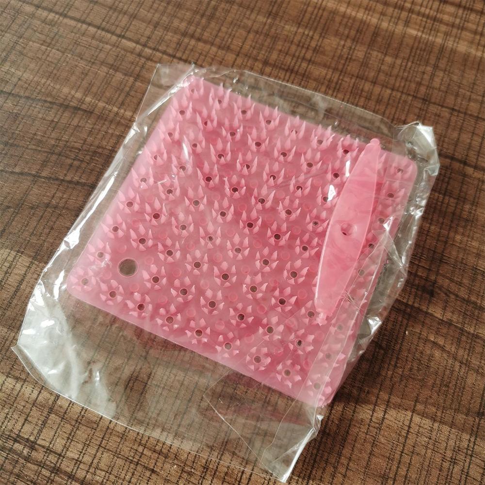 3PCS Silicone Brush with Finger Buckle Vegetable Fruit Scrubber Brush Kitchen Cleaning Artifact Gadget Fruit and Vegetable Brush