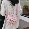 Cute Strawberry CorduroyShoulder Bag Casual Zipper Trendy Crossbody Bag Tote Handbag for Women Girls Travel Work Messenger Bag CLE