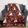 Custom Name Alien Face Close-Up Blanket for Couch & Bed, Plush Cozy Fuzzy Blanket Super Soft & Warm Blankets for Fall and Winter. 090880
