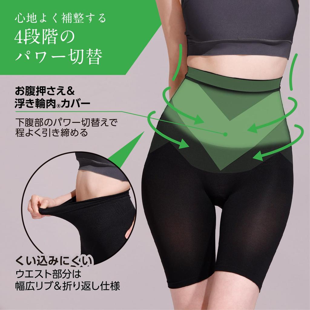 Lucien Power Shape Slimming Medium Girdle, Underwear, Black,