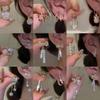 Trendy Korean Rhinestone Minimalist Earrings - New Women's Fashion & TikTok Style