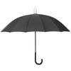 Waterproof Umbrella for Men and Women, Double Automatic Large Car-Mounted 16-Rib Long Handle Umbrella, Oversized Black Umbrella for Men and Women