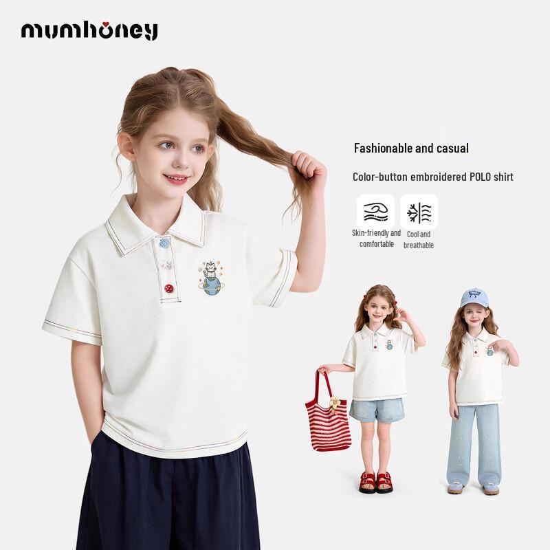 Heini Mumu Girls Summer Short Sleeve T-shirt 150