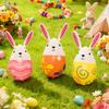 3/6 Pièces Lapin Gonflable Œufs de Pâques Ballon Cadeaux pour Enfants Jouet 2026 Fête de Pâques Maison Intérieur Extérieur Décoration Chasse aux Œufs Ornements