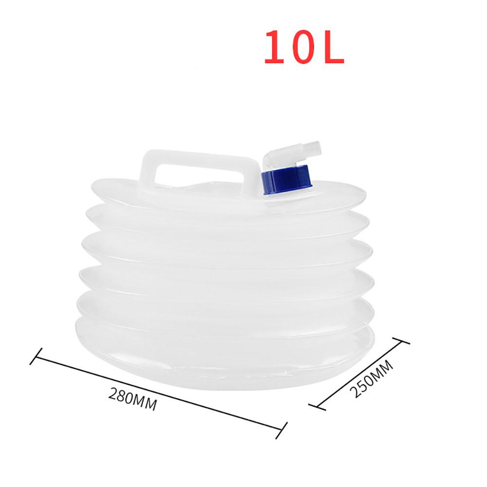 Telescopic Folding Bucket Portable Outdoor Car Bucket Storage Bucket With Faucet Emergency Storage Bucket Car Camping Water Bag