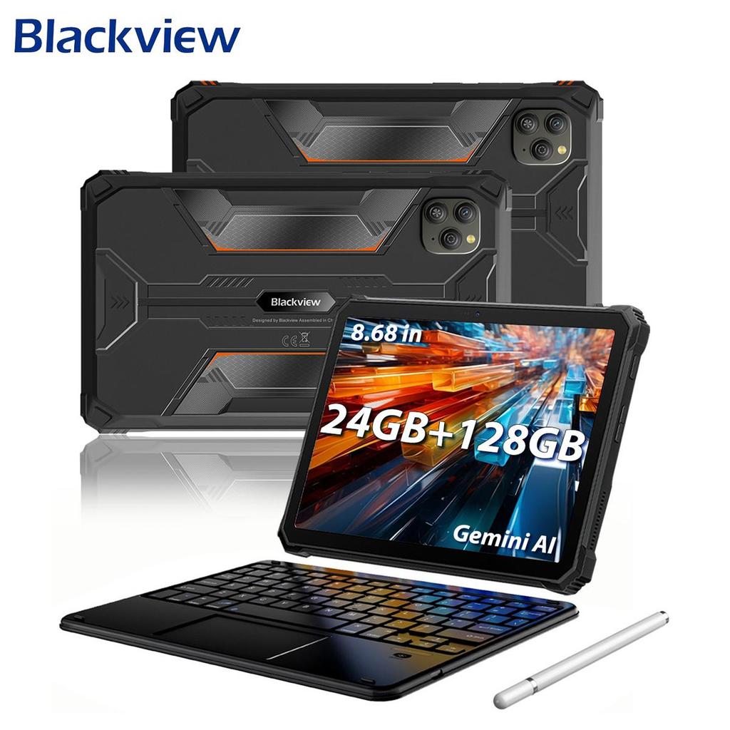 Blackview Active 5 5G Rugged Tablets Android 15 8,68 Zoll Display 8+16 GB RAM 128 GB ROM Tablet-PC 6600 mAh