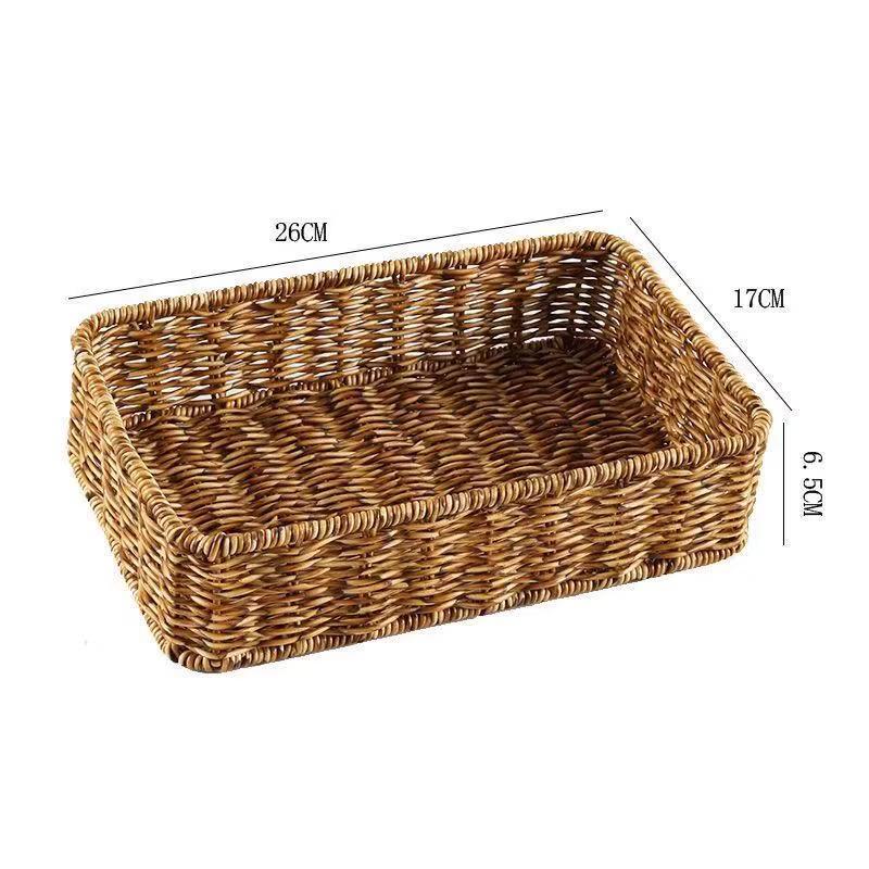 

Rattan Weave Desktop Storage Box