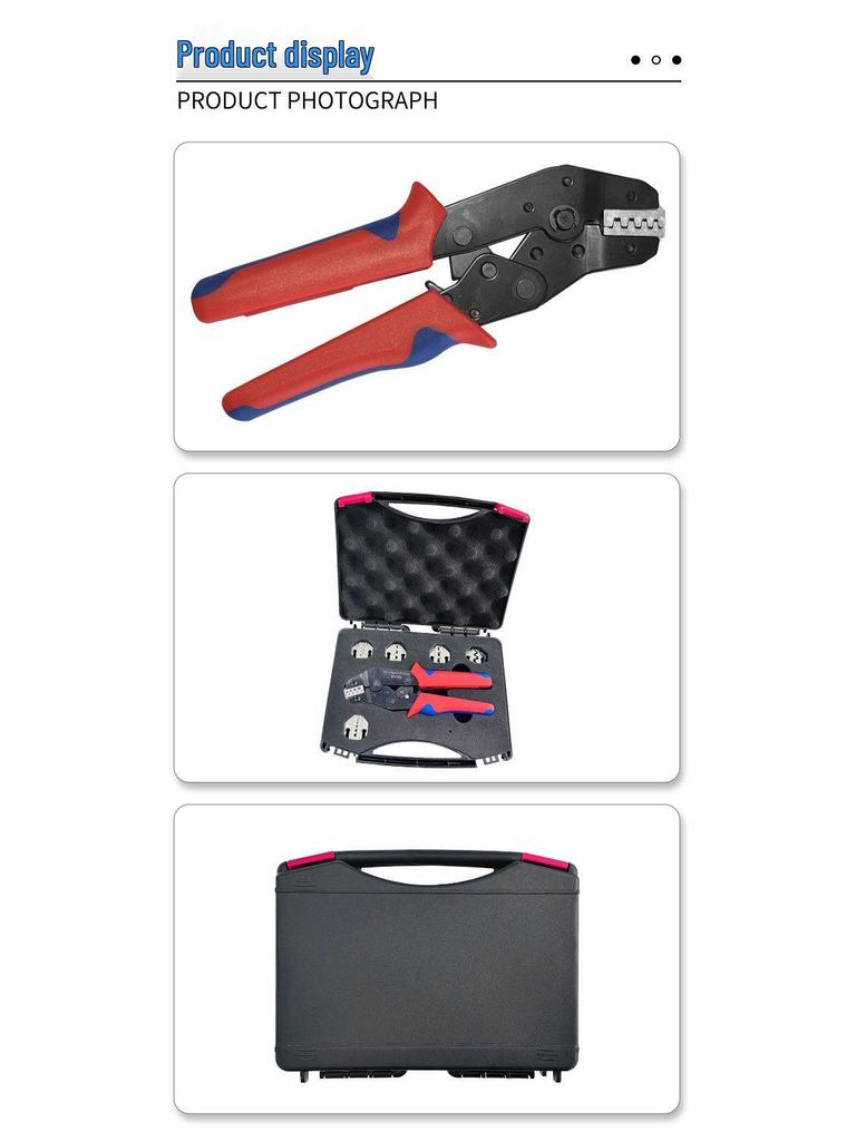 SN58B Electrical Wiring Terminal Crimping Pliers Set for Wire Harness and Connector Inserts