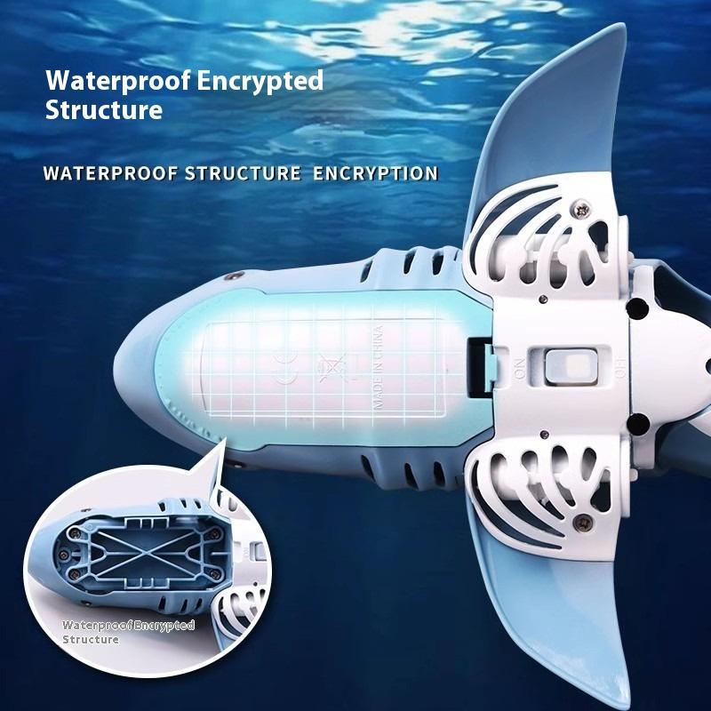 Shark Toys Electric Remote Control Underwater Simulation Great White Shark Toys