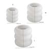 Silicone Mold for Candle Making 3D Round Resin Crafting Moulds Silicone Texture Suitable for Aesthetic Room Decors