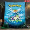 Pokemon Soft Flannel Blanket Warm Cozy Throw for Bed Sofa All Season Home Decor Perfect Gift for Kids and Fans THW