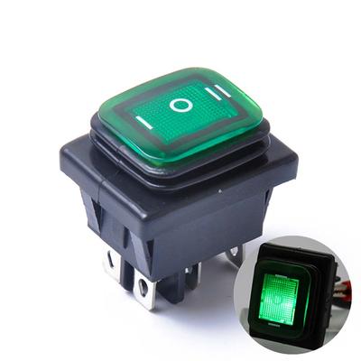 On Off On 6 Pin 12V Samochód Łódź Światło LED Przełącznik Kołyskowy Zatrzaskowy Wodoodporny Przełącznik