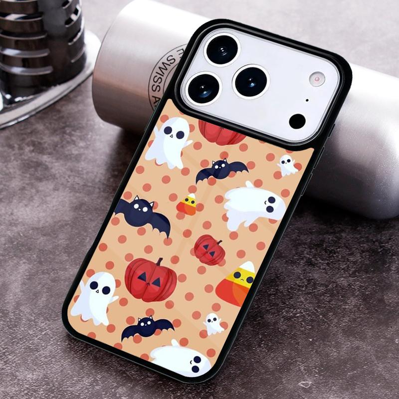 

БУ! Счастливого Хэллоуина Чехол-Тыква для iPhone 17 16 15 14 13 12 11 Pro Max Plus 17Air Мягкий Силиконовый Чехол iPhone 11 Pro Max
