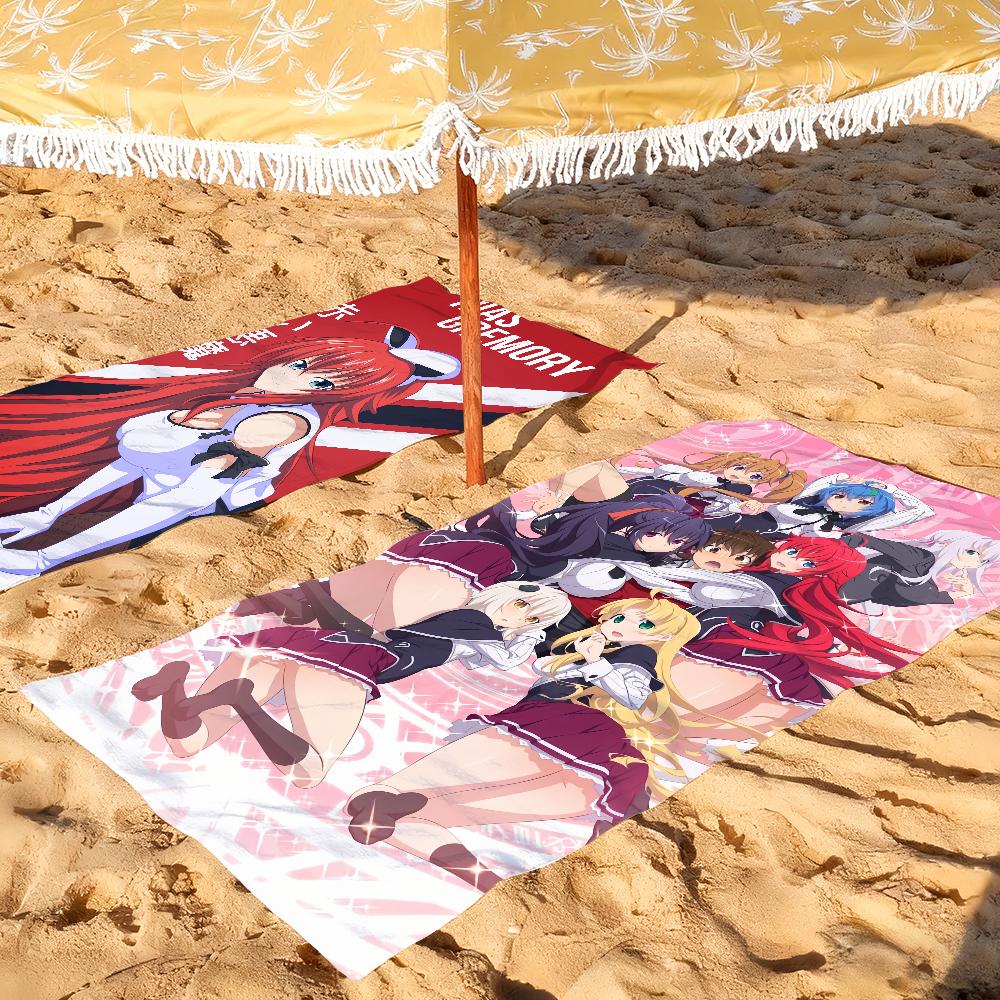 Anime H-High School DxD-Rias Gremory Towel Soft Pool Gift For Travel Gym Shower Camping Quick Dry Sports Large Beach Towels