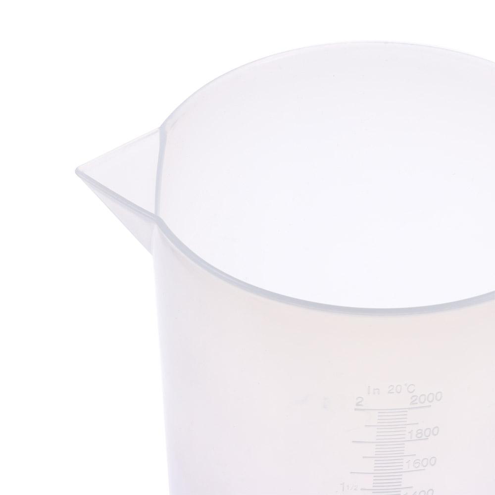 Autoclavable Polypropylene Plastic Pitcher Measuring Container with Handle  Resin, Epoxy
