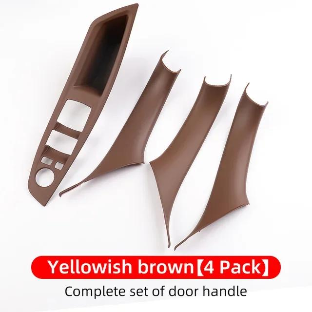 New Car Door Handle Panel Protector Pull Trim Cover For BMW 2011-2017 5 Series F10 F18 F11 Auto Interior Door Handles Stick