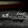Creative Fish Bone Keychain Set Car Keybag Removable Holder Fashion Pendant for Keys Durable and Lightweight