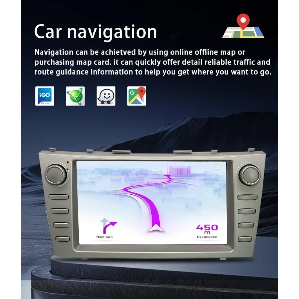 9'' Car Radio for Toyota Camry 2007-2012 Carplay Android Navigation GPS Bluetooth Multimedia Player Smart Automotive System