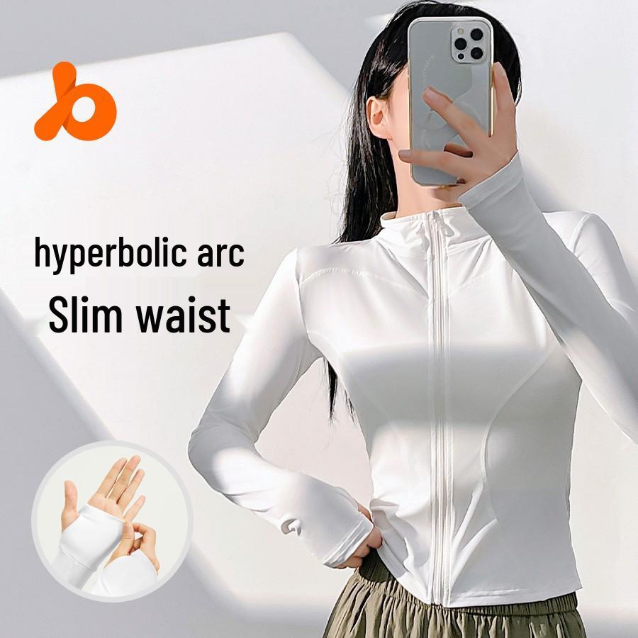 

Juyi Hall Women s Slimming Stand-up Collar Sports Jacket XL