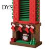 Weihnachtsmann Schornsteine Ornament Weihnachtszählkalender, 24 Tage Advents-Tischdekoration Xmas für Feiertagsparty Kalender