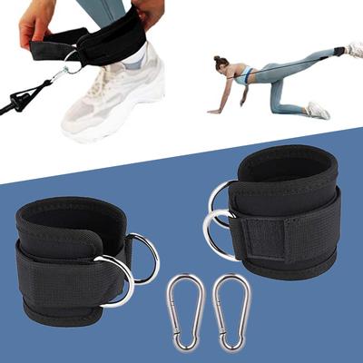 2Pcs Ankle Straps Cuffs Gym Cable Attachment Machine Accessories for Fitness Lower Body
