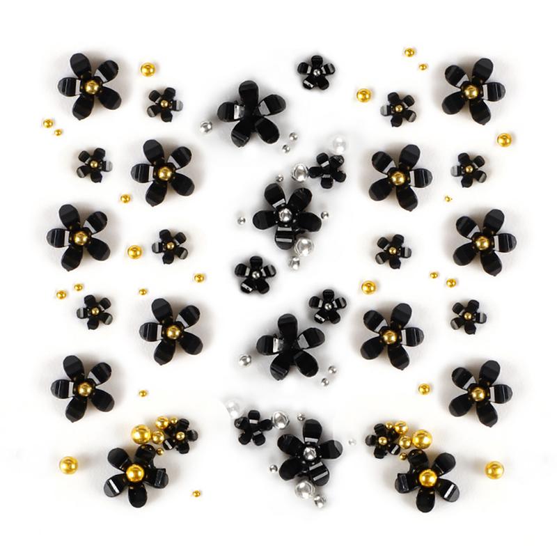Acrylic Flower Nail Art Decoration Rhinestones  Manicure Accessories Nail Design