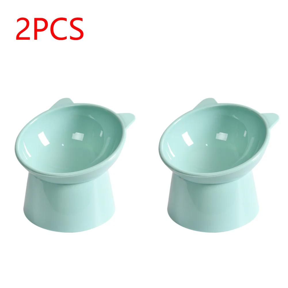 1-3Pcs Pet Food Bowl Tilted Cat Food Bowl Neck Protector Antichoking Dog Cat Water Bowl Antidumping Dog Feeding Dish Pet Supply