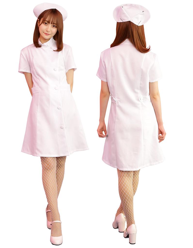 Clearstone Tokimeki Graffiti Cosplay Halloween White Nurse M White Women's