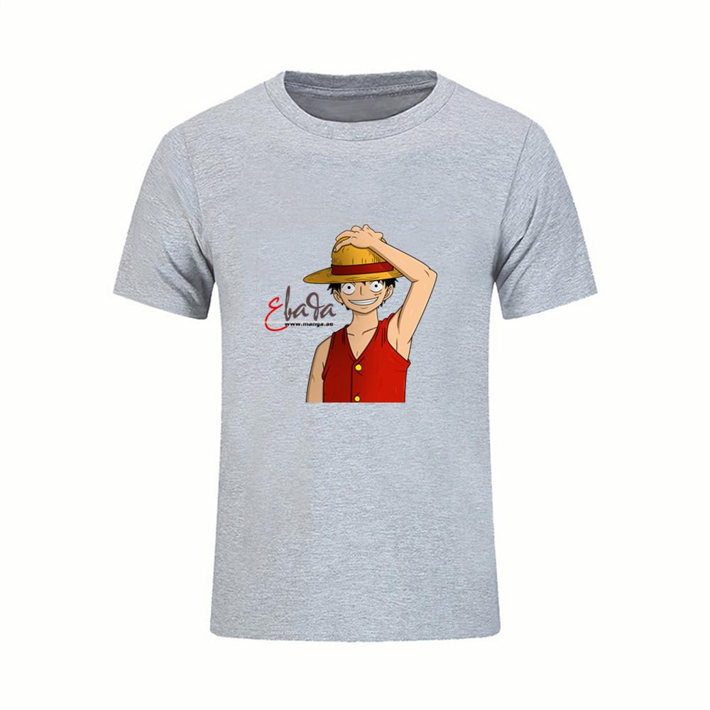 Anime Fans Japanese One Piece T Shirt Men Summer Casual Fashion T Shirts 100 Cotton S