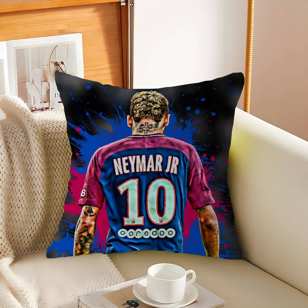 Football N-neymar Stitch Lucky Dragon Pillow Cover Sofa Cushion Cover Home Room Decoration Children Gift