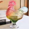Bocal en Verre Fulevinci Style Européen Coq