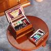 1/12 Miniature Sewing Tool Kits Toy Furniture Enhances Dollhouses Realistic Scene Decors Interactive Family Activity Toy