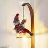 Christmas Curtain Buckle Christmas Home Decorations Santa Claus Sonwman Window Ornament Decor Supplies Festival Kids Gifts