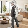 Dinosaur Skeleton Plush Headpiece Soft Costume Toy for Halloween Dress-Up
