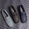 Herren Penny Loafer aus Wildleder Flache Herren Freizeitschuhe Slipper Flache Schuhe Weiche Fahrschuhe Herren Mokassins Mocasines Hombre 2024