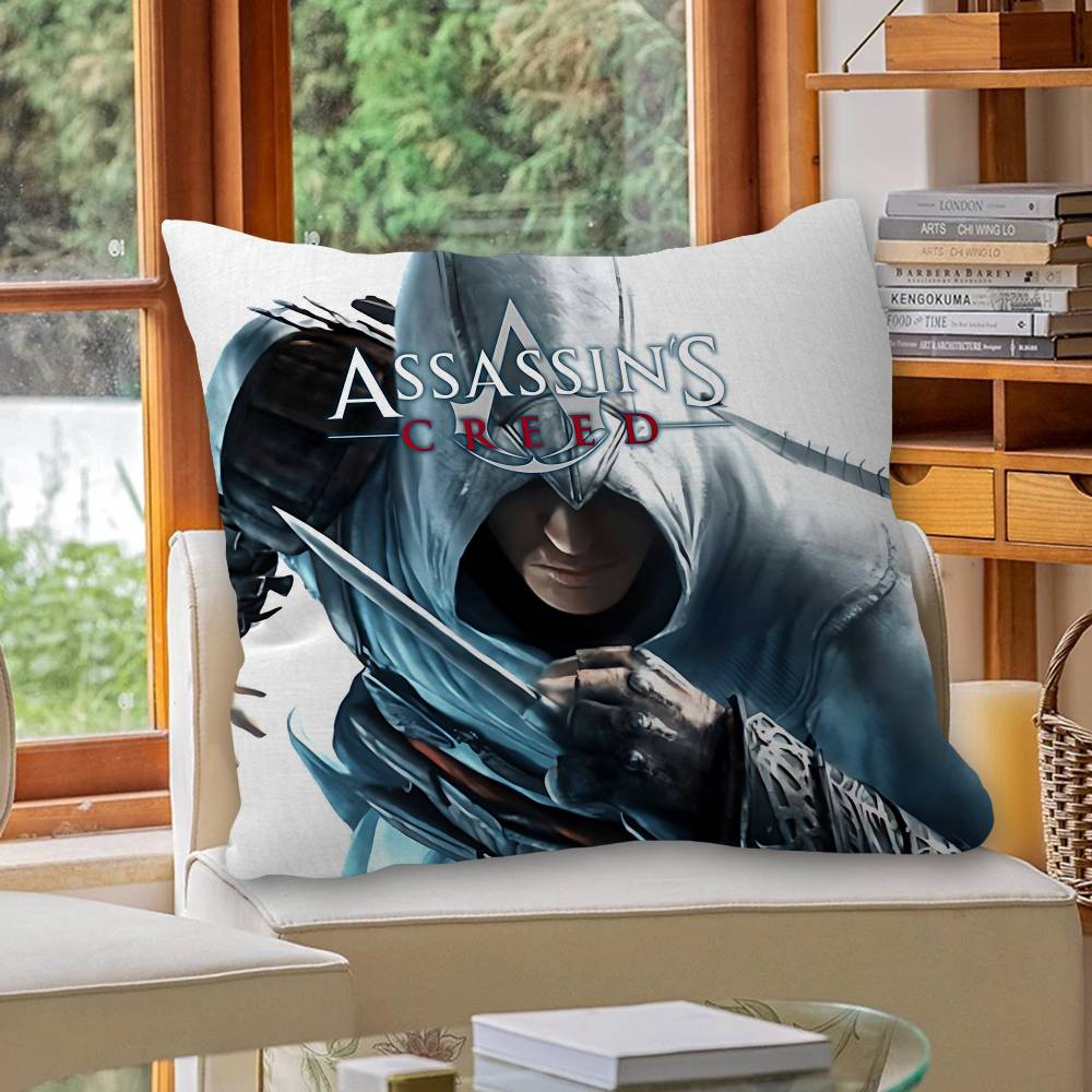 Game Classic A-Assassins Cool C-Creed Cushion Cover Polyester Sofa Cushions Decorative Throw Pillows Home Decoration Pillowcover