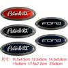 Car Front Grille Rear Trunk Hood Lid Peterbilt Logo Replace Stickers for Ford Focus Mondeo Fiesta Kuga MK2 Everest Escape Ranger