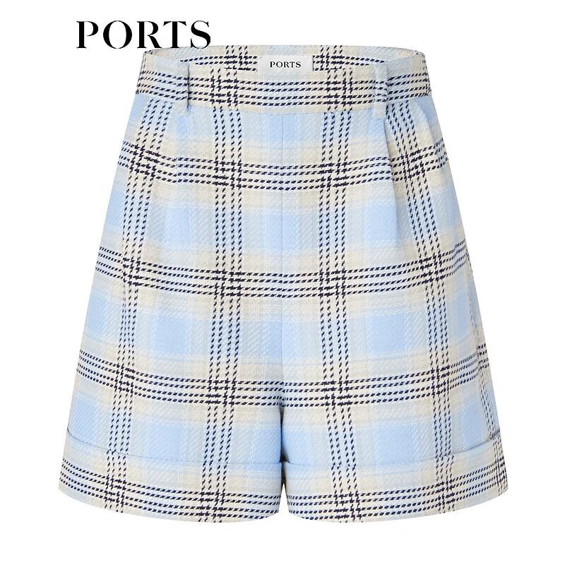 PORTS Women's French Plaid Casual Long Pants