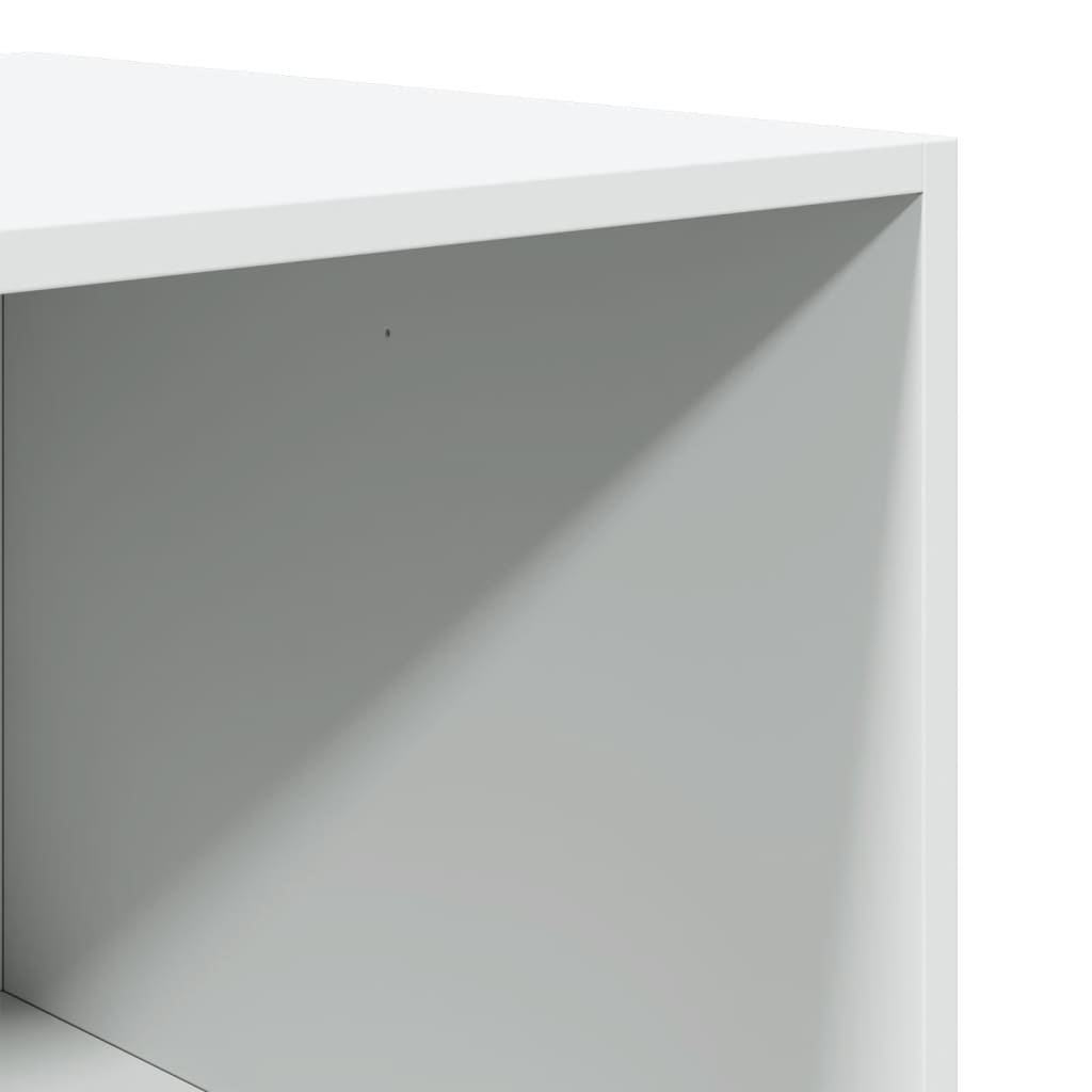 Vidaxl Wardrobe, White, 100X50X200 Cm, Wood-Based Material